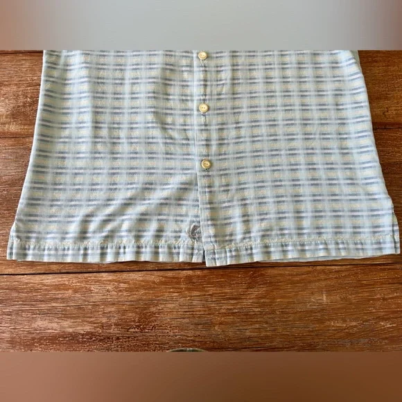 Tommy Bahama Silk Cotton Blend Shirt Pixel In Paradise Camp Shirt Blue Aloha Med - Picture 11 of 16